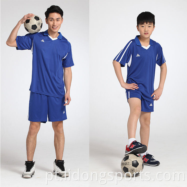 SUBlimação de sublimação por atacado Custom Soccer Jersey Design Jersey de uniformes de futebol juvenil de futebol
